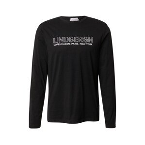 Lindbergh Tričko  černá / bílá