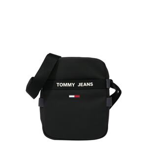Tommy Jeans Umhängetasche  černá / bílá / námořnická modř / červená