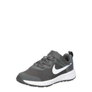 Nike Sportswear Sportovní boty 'Revolution 6'  šedá / bílá