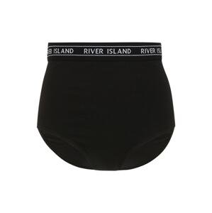 River Island Maternity Kalhotky  černá / bílá