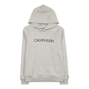 Calvin Klein Jeans Mikina šedý melír / černá