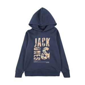 Jack & Jones Junior Mikina  tmavě modrá / písková / khaki / mátová