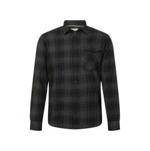 ESPRIT Košile  antracitová / tmavě šedá / šedý melír
