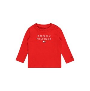 TOMMY HILFIGER Tričko  červená / bílá / marine modrá