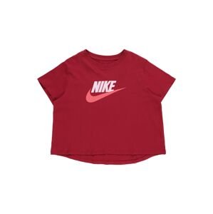 Nike Sportswear Tričko  červená / růžová / pastelově růžová