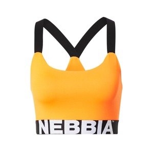 NEBBIA Sportovní podprsenka 'Lift Hero'  oranžová / černá / bílá