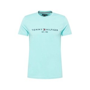 TOMMY HILFIGER Tričko  námořnická modř / aqua modrá / červená / bílá