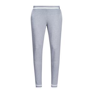 Skiny Pyžamové kalhoty  šedý melír / bílá