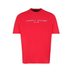 Tommy Hilfiger Big & Tall Tričko  červená / bílá