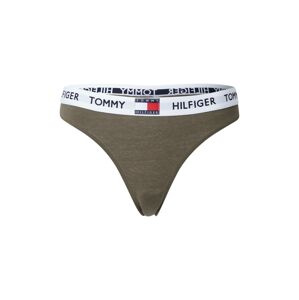 Tommy Hilfiger Underwear Tanga  olivová / bílá / námořnická modř / červená