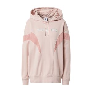 Nike Sportswear Mikina  šedá / pink / růžová / bílá