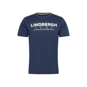 Lindbergh Tričko  námořnická modř / bílá