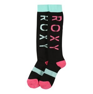 ROXY Sportovní ponožky 'FROSTY'  černá / mátová / pink
