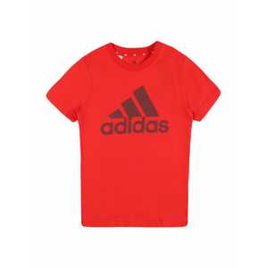 ADIDAS SPORTSWEAR Funkční tričko  červená / černá