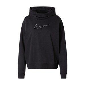 Nike Sportswear Mikina  černá / stříbrná