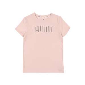 PUMA Funkční tričko  světle růžová / černá