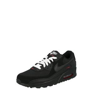 Nike Sportswear Tenisky 'Air Max 90'  černá / bílá / červená