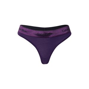 Calvin Klein Underwear Tanga 'THONG'  tmavě fialová