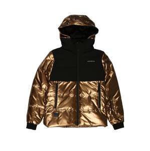 ICEPEAK Outdoorová bunda 'LINDEN'  bronzová / černá