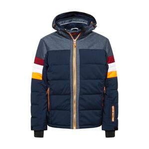 KILLTEC Outdoorová bunda 'Tirano'  námořnická modř / bílá / oranžová / tmavě červená