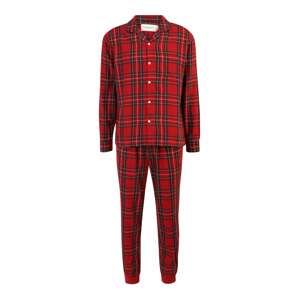 Abercrombie & Fitch Pyžamo dlouhé  červená / černá / bílá / žlutá / zelená