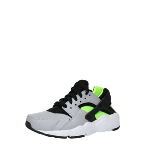 Nike Sportswear Tenisky 'Huarache Run'  šedá / svítivě zelená / černá