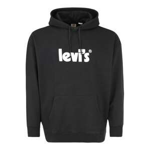 Levi's® Big & Tall Mikina  černá / bílá