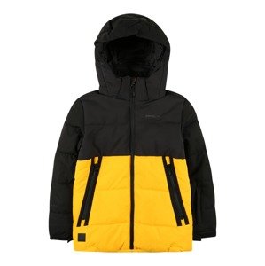 ICEPEAK Outdoorová bunda 'Krefeld'  žlutá / černá