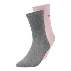 Calvin Klein Underwear Ponožky  šedý melír / světle růžová