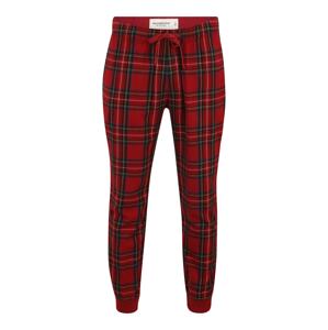 Abercrombie & Fitch Pyžamové kalhoty  červená / černá / tmavě modrá / bílá / žlutá