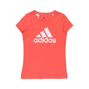ADIDAS SPORTSWEAR Funkční tričko  růžová / bílá