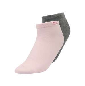 Calvin Klein Underwear Ponožky  světle růžová / šedý melír