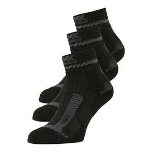 X-SOCKS Sportovní ponožky 'MARATHON ENERGY'  černá / šedý melír