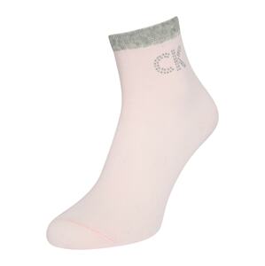 Calvin Klein Underwear Ponožky  šedý melír / světle růžová