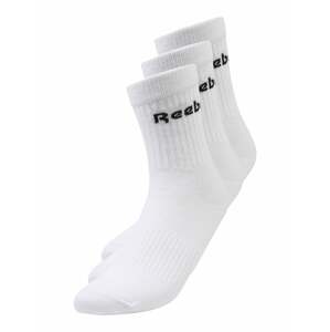Reebok Sport Sportovní ponožky  černá / bílá