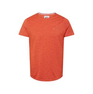 Tommy Jeans Tričko  svítivě oranžová