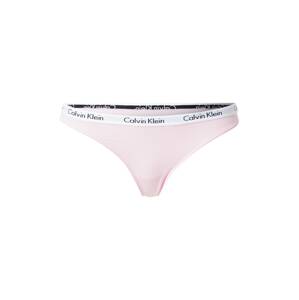 Calvin Klein Underwear Tanga  světle růžová / černá / světle šedá / bílá