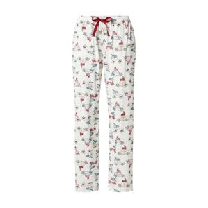 CALIDA Pyžamové kalhoty  bílá / mix barev