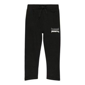 Hummel Sportovní kalhoty 'TRIO'  černá / bílá