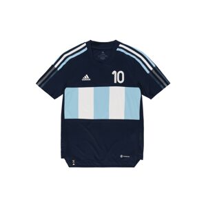 ADIDAS PERFORMANCE Funkční tričko 'Messi Tiro Number 10'  námořnická modř / bílá / světlemodrá