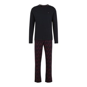 Tommy Hilfiger Underwear Pyžamo dlouhé  námořnická modř / červená