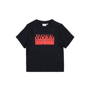 BOSS Kidswear Tričko  noční modrá / červená