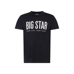 Big Star Tričko 'CIESZBOR'  černá / bílá