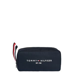 TOMMY HILFIGER Kosmetická taška  tmavě modrá / bílá / ohnivá červená