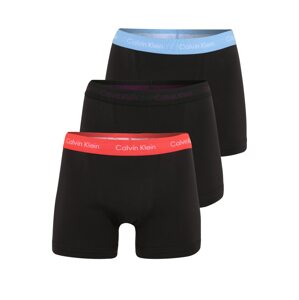 Calvin Klein Underwear Boxerky  černá / červená / světlemodrá