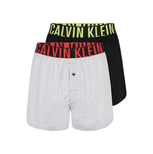 Calvin Klein Underwear Boxerky  šedý melír / černá / červená / svítivě zelená