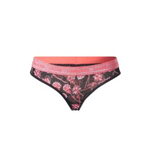 Calvin Klein Underwear Tanga  černá / růže / růžová