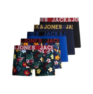 JACK & JONES Boxerky  královská modrá / tmavě modrá / smaragdová / černá / bílá
