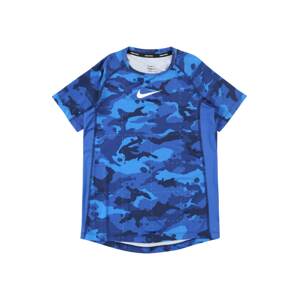 NIKE Funkční tričko  marine modrá / královská modrá / bílá