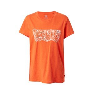 LEVI'S Tričko  oranžová / bílá